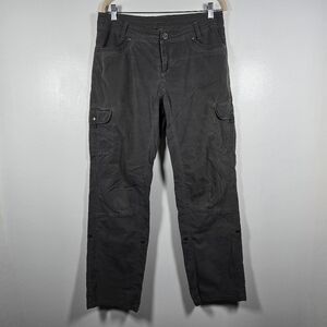 Kuhl Splash Roll Tab Outdoor Hiking Trail Relaxed Cargo Pants Gray Women Size 12